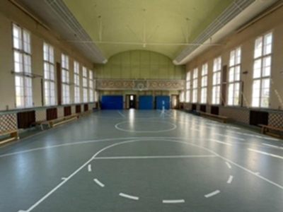 Doppelturnhalle Innenansicht